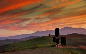 Les paysages de rêve de la Toscane se materialisent dans ses villes mais aussi dans une campagne qui emerveille. Photo de G. Toscano.
