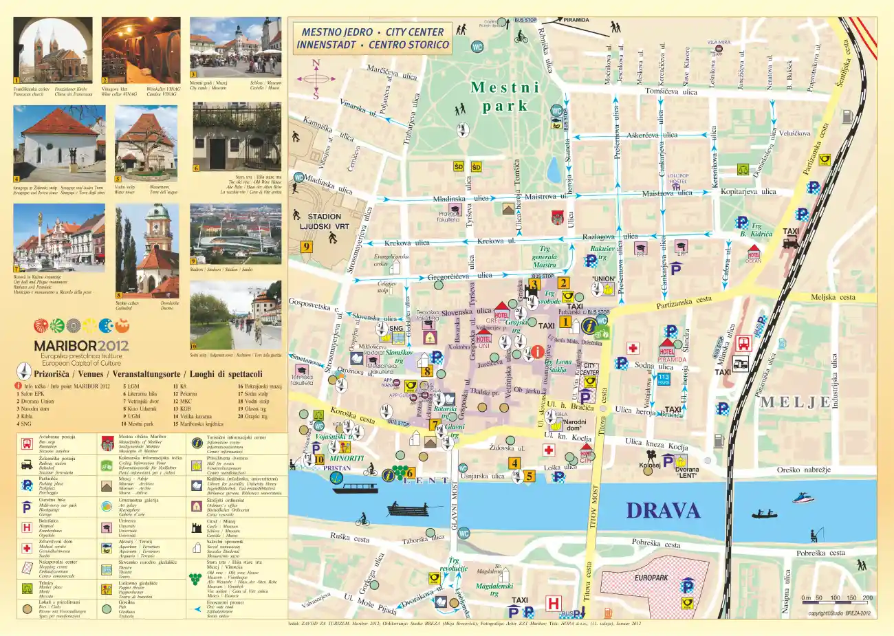 Mapa de Maribor