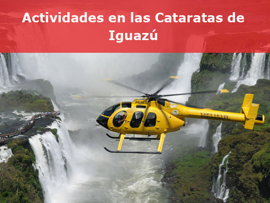 Actividades organizadas en las cataratas de Iguazú