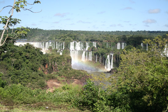 Paseo hacia las cataratas de Iguazú desde el lado de Brasil