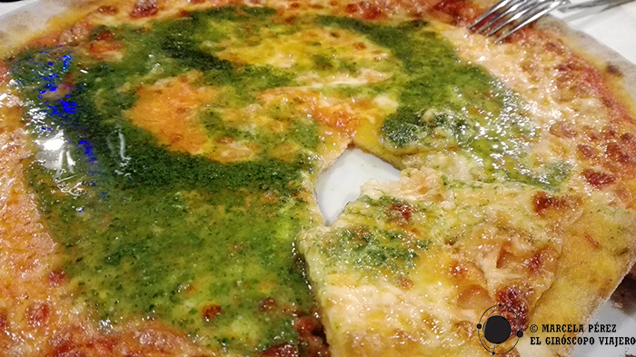 ¡Pizza y pesto!