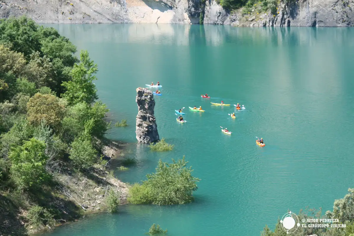 Kayak en el Congost del Mont Rebei