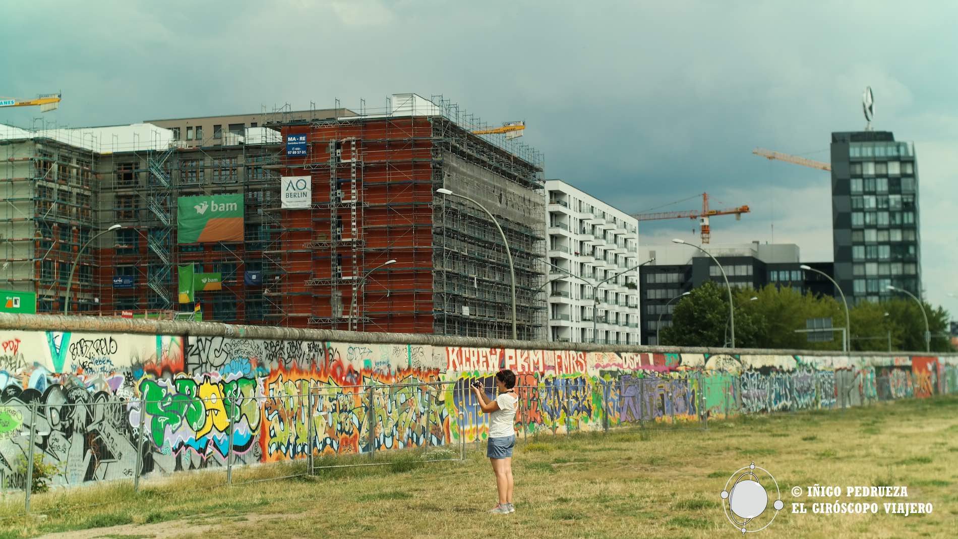 Muro de Berlin en la Mulherstrasse. ©Iñigo Pedrueza.