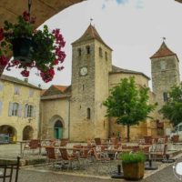 Visita al pueblo medieval de Lauzerte, sur de Francia