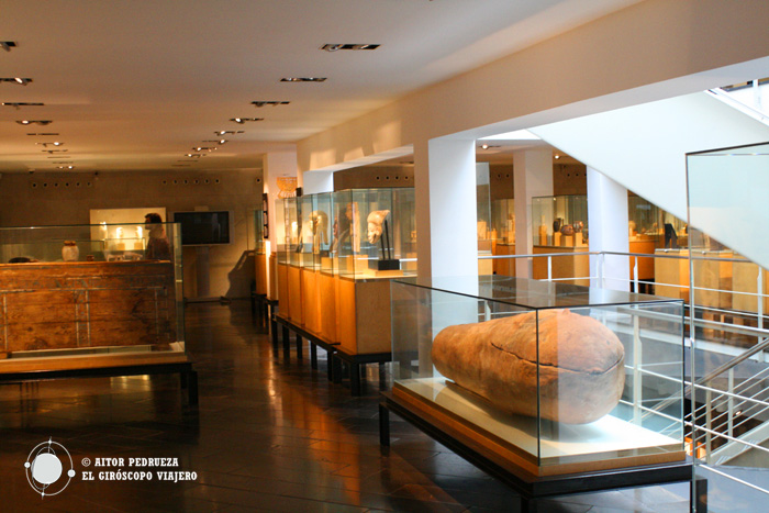 Interior del Museo Egipcio de Barcelona