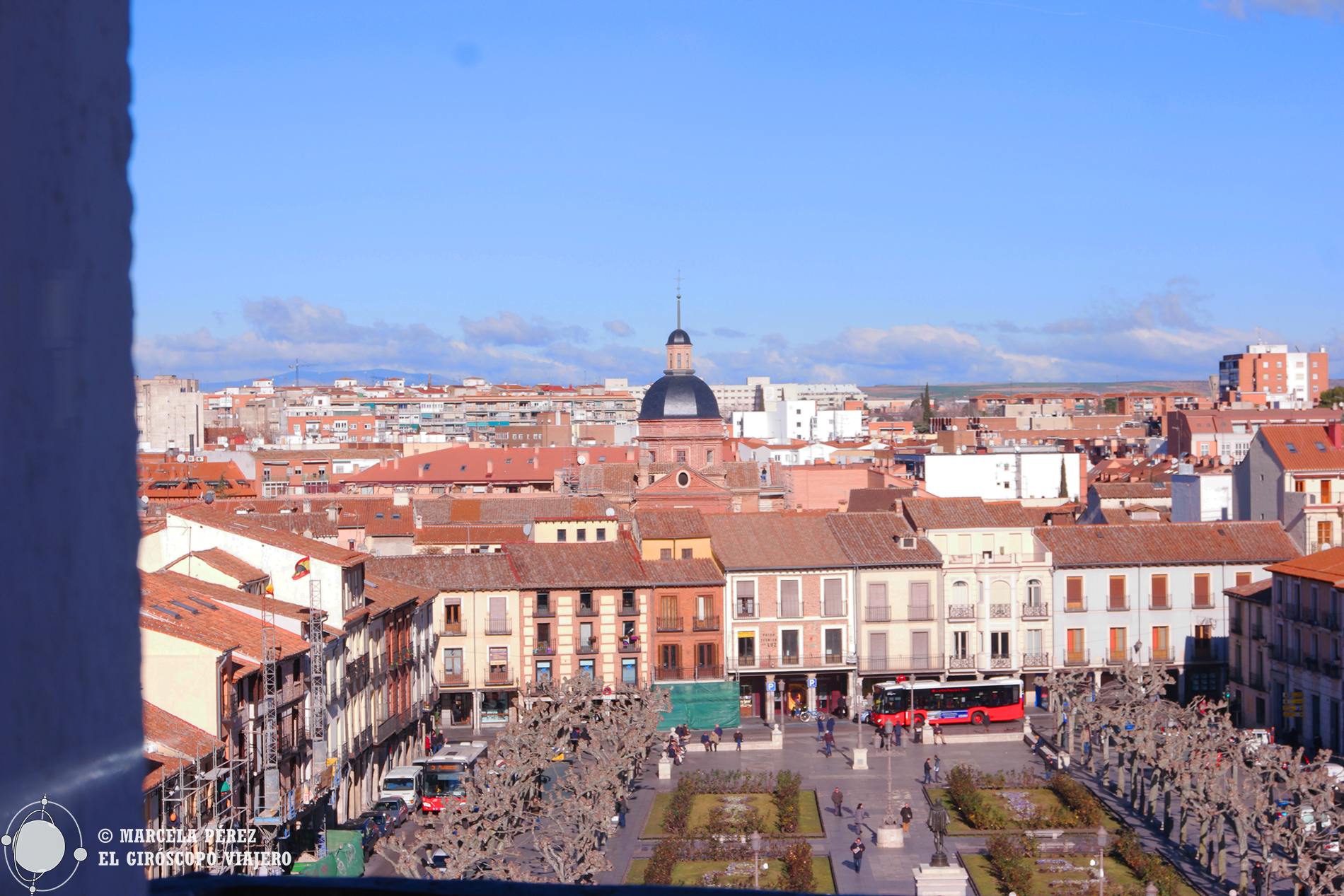 Vista de la Plaza de Cervantes desde la torre