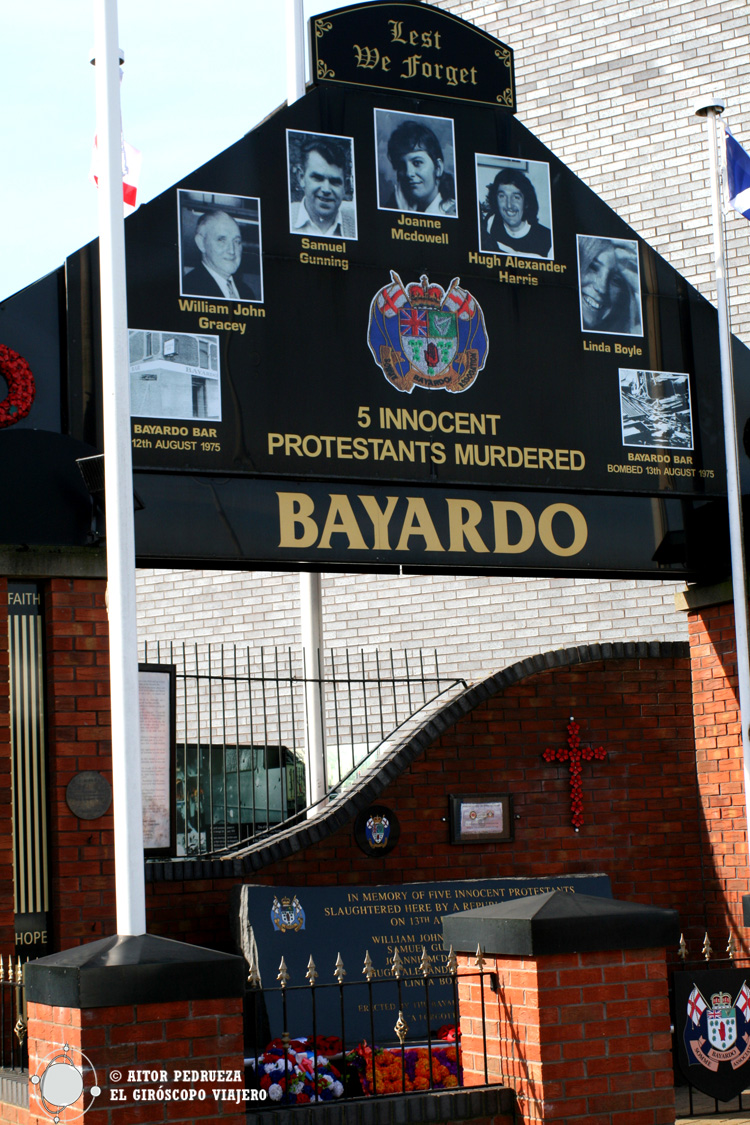 Memorial a los muertos del Bayardo Bar