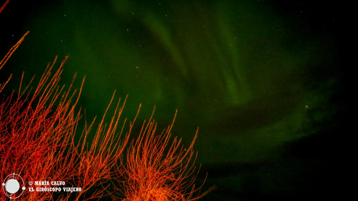 Auroras boreales en islandia, un espectáculo fascinante