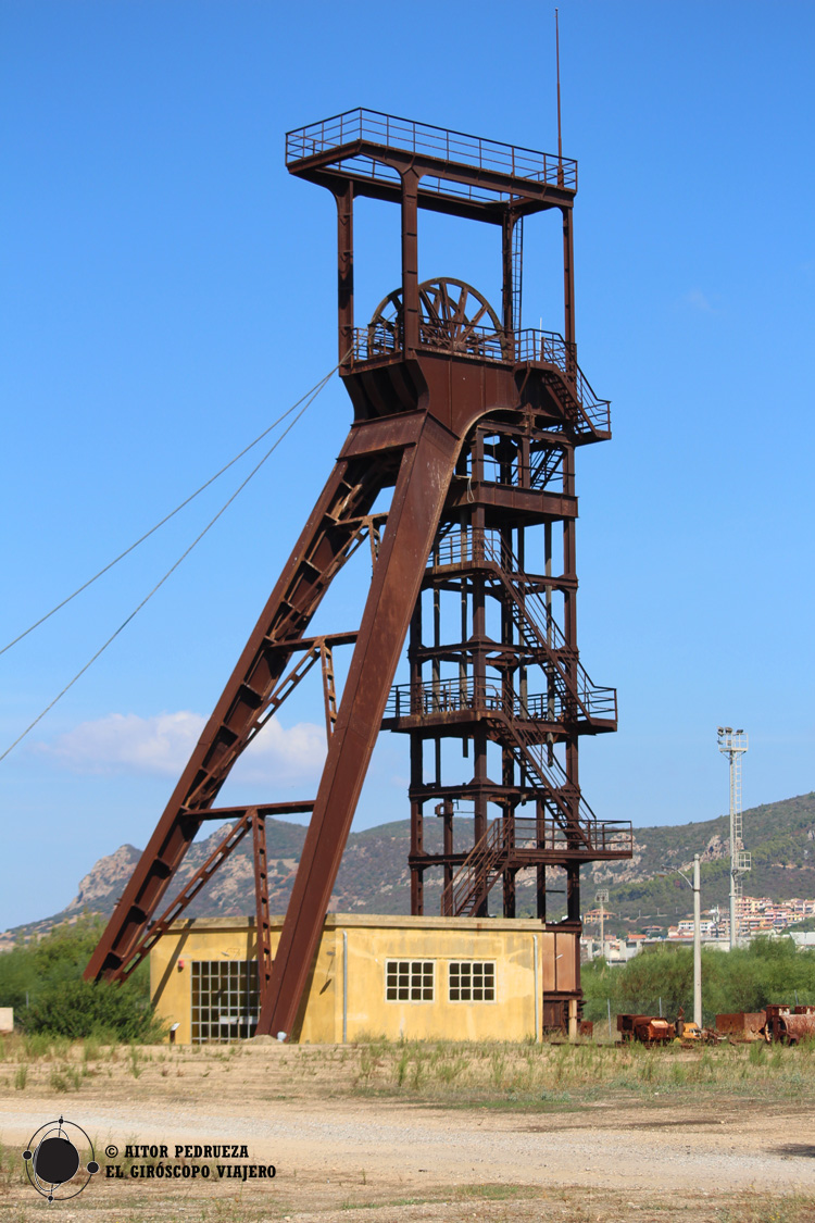 Instalaciones de la antigua mina de Serbariu