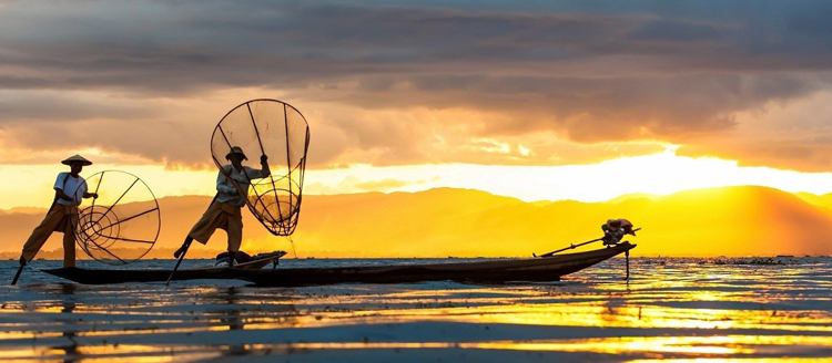 Pescadores en el Lago Inle