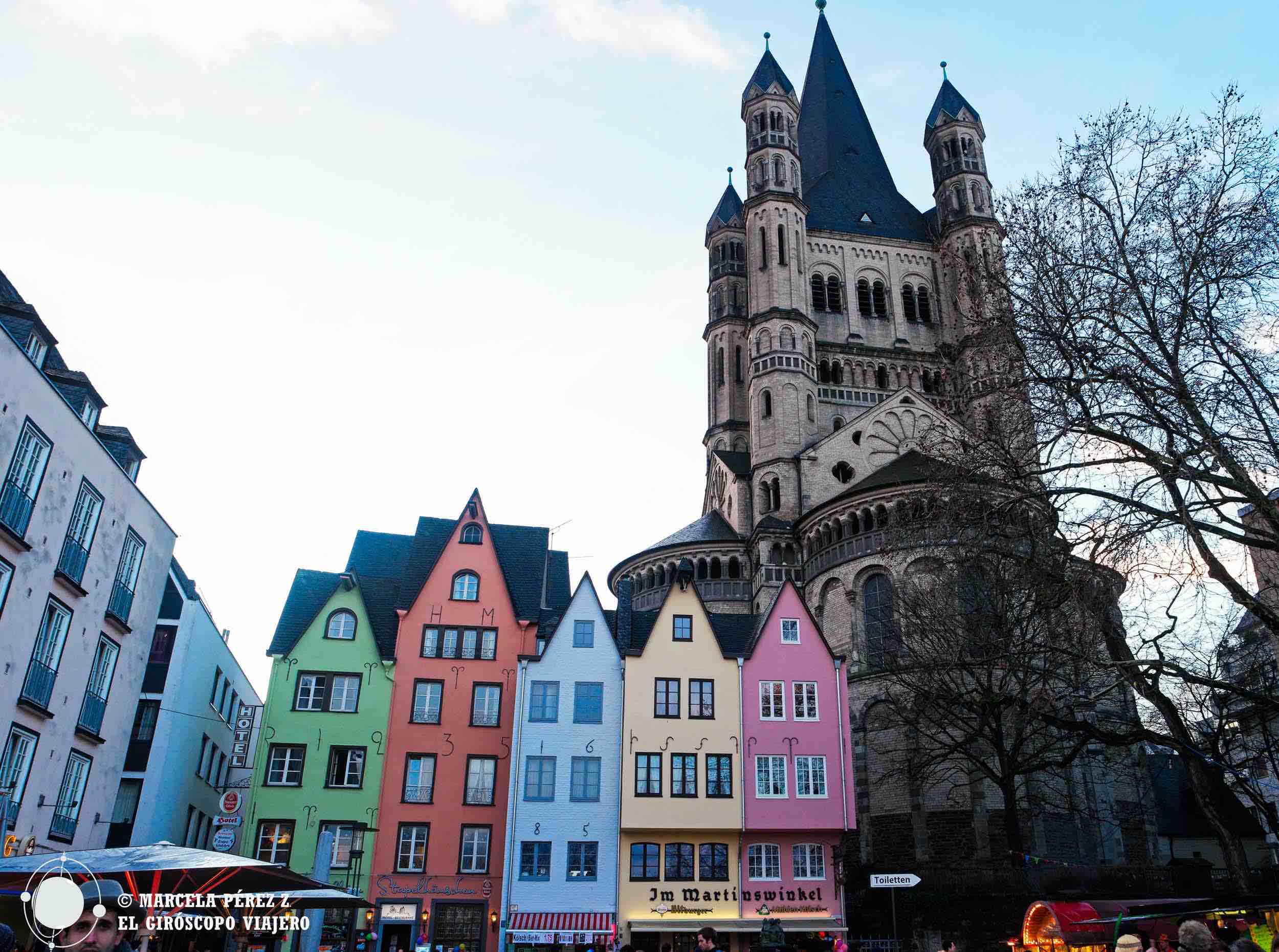Casitas de colores en Colonia 
