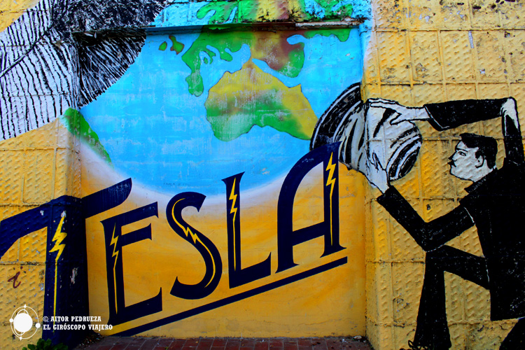 Graffitti de Tesla en Zagreb