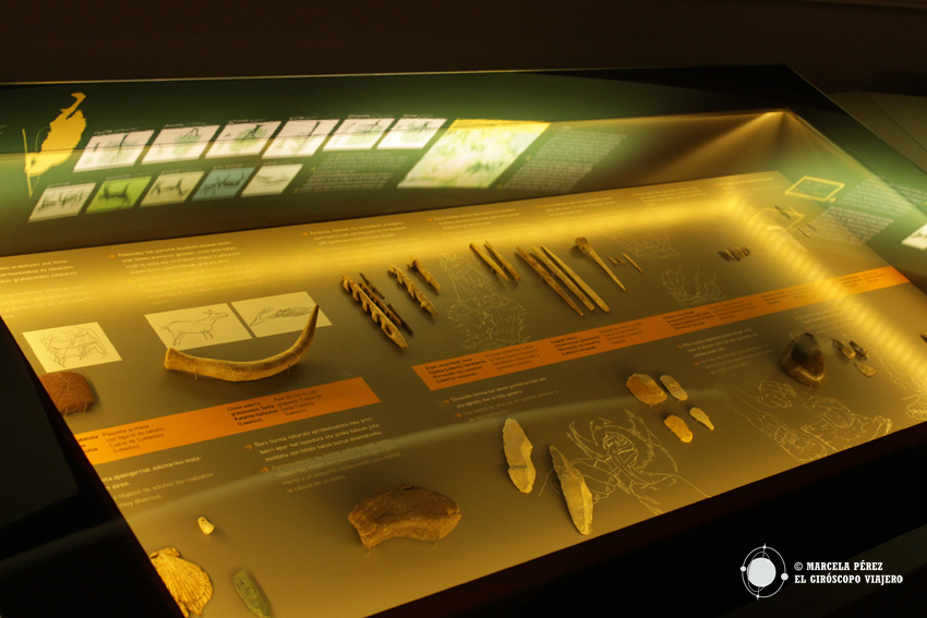 Sala de exposición del Museo de Arqueología de Bilbao
