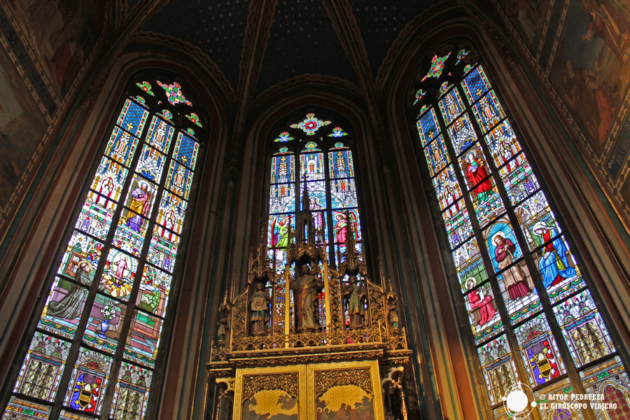 Interior de la catedral de Praga