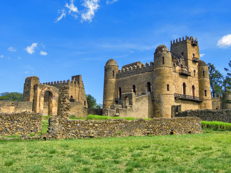 Castillo de Gondar en Etiopía