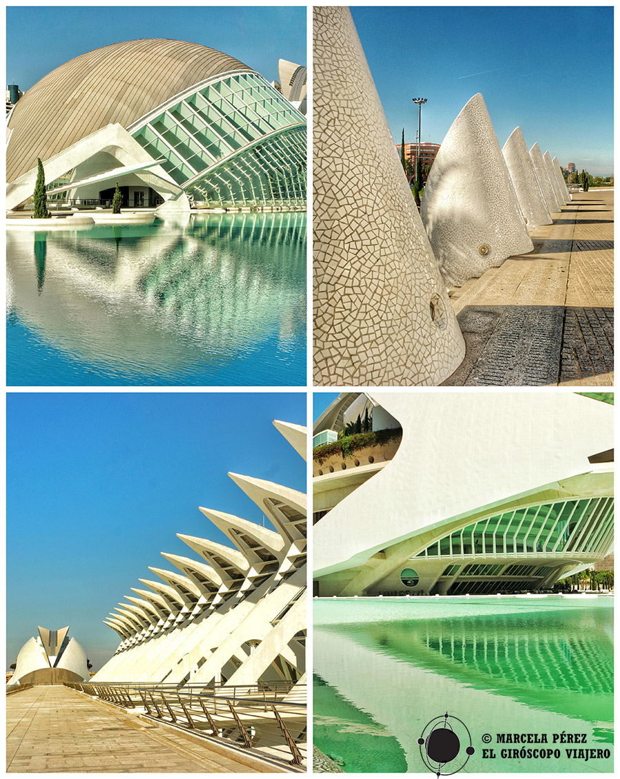 Edificios de la Ciudad de las Artes y las Ciencias de Valencia