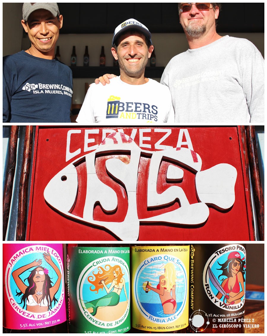Beers and Trips con Isla Brewing Company disfrutando de sus ricas cervezas artesanales ©Marcela Pérez Z.