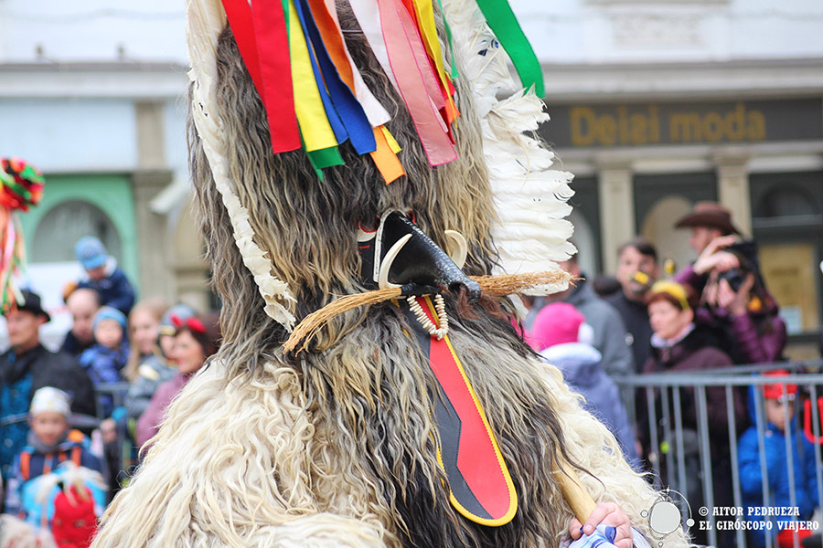 De Carnaval en Ptuj (Eslovenia) con los Kurent