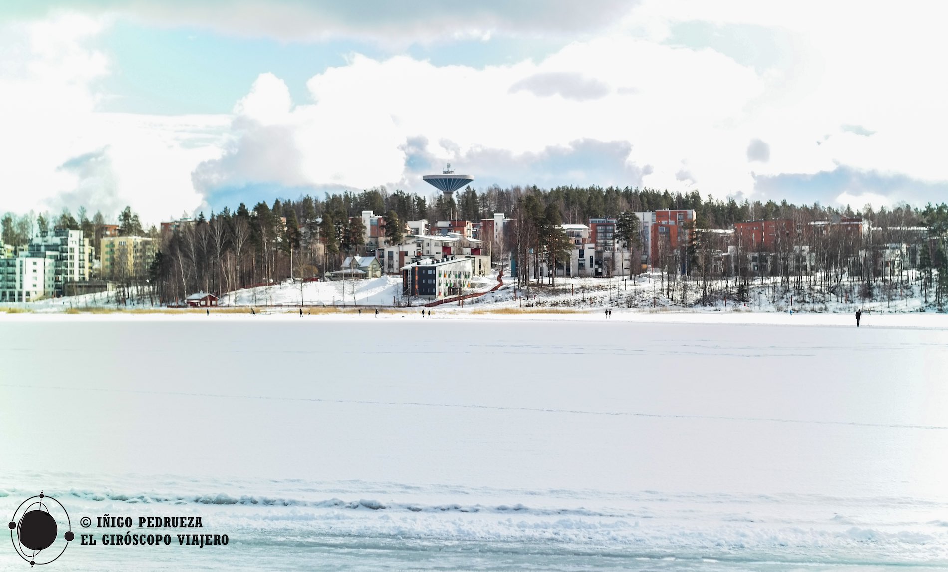 Jyväskylä cuando acaba el invierno, La región de los lagos de Finlandia.