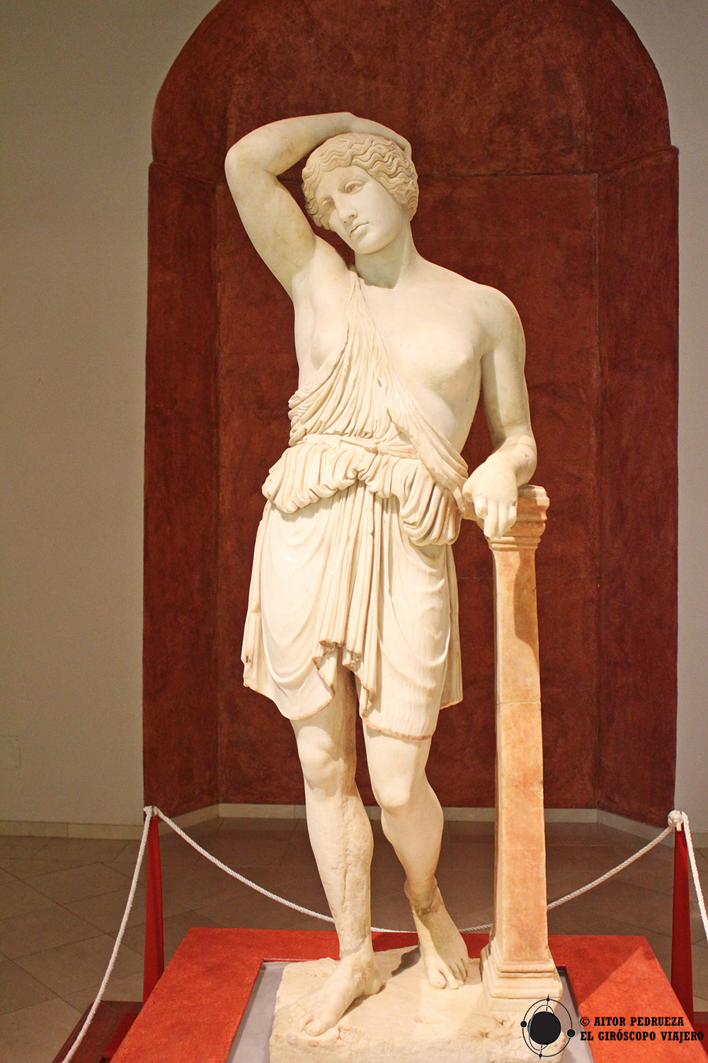 Escultura romana de la Amazona herida en Écija