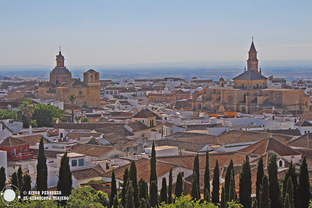 Vista de Carmona desde el Alcázar del rey Don Pedro
