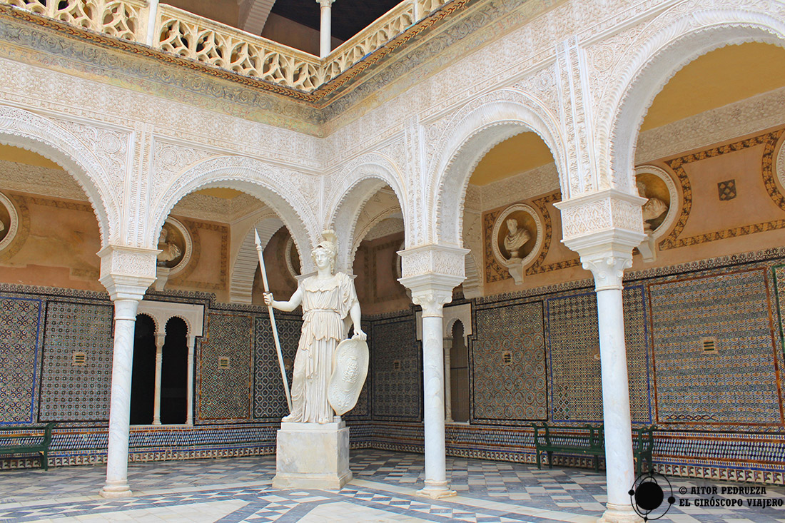 Patio de la Casa de Pilatos en Sevilla