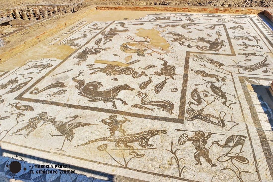 Mosaicos de la casa de Neptuno en Itálica