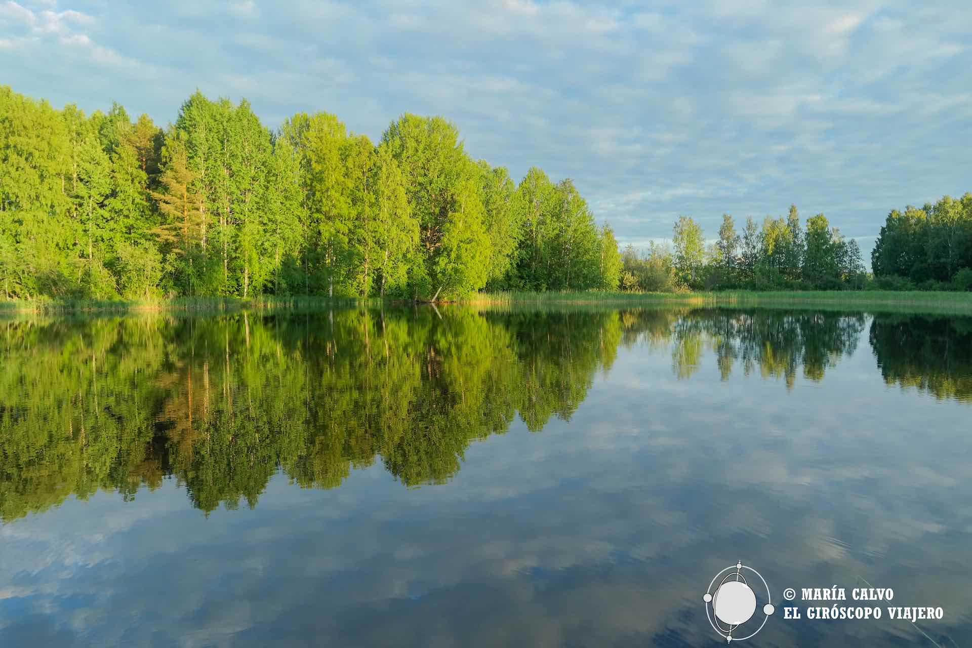 Ruta por el Lago Saimaa. De Imatra a Lappeenranta, Carelia del Sur, Finlandia