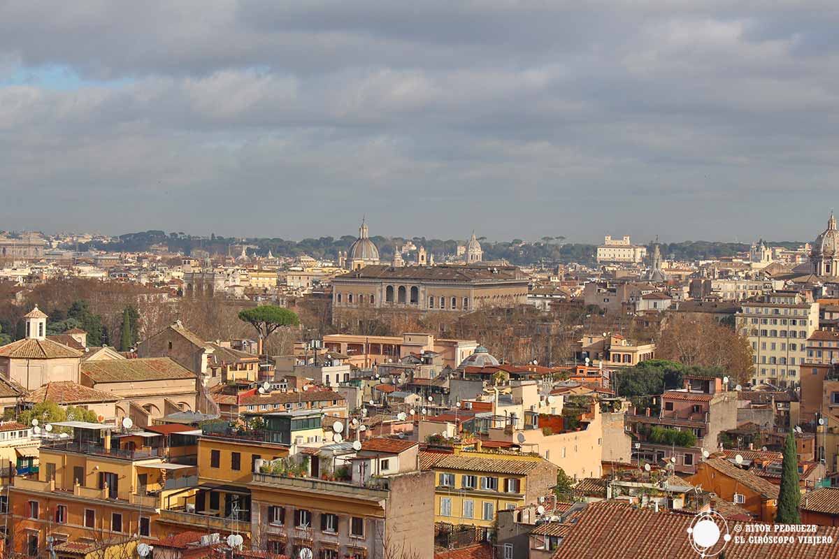 Vistas de Roma desde San Pietro in Montorio