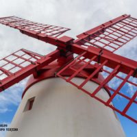 El Molino de Pico Vermelho de la isla de São Miguel de Azores