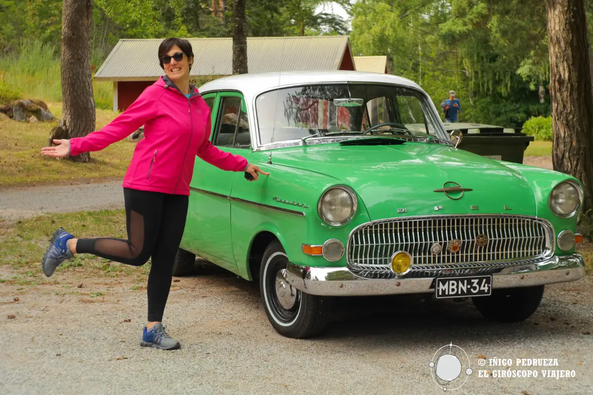 ¡Qué maravilla de coche clásico!