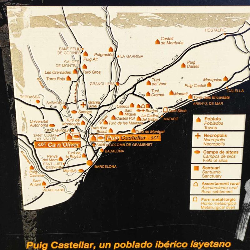 Visita al poblado ibérico de Puig Castellar en Santa Coloma