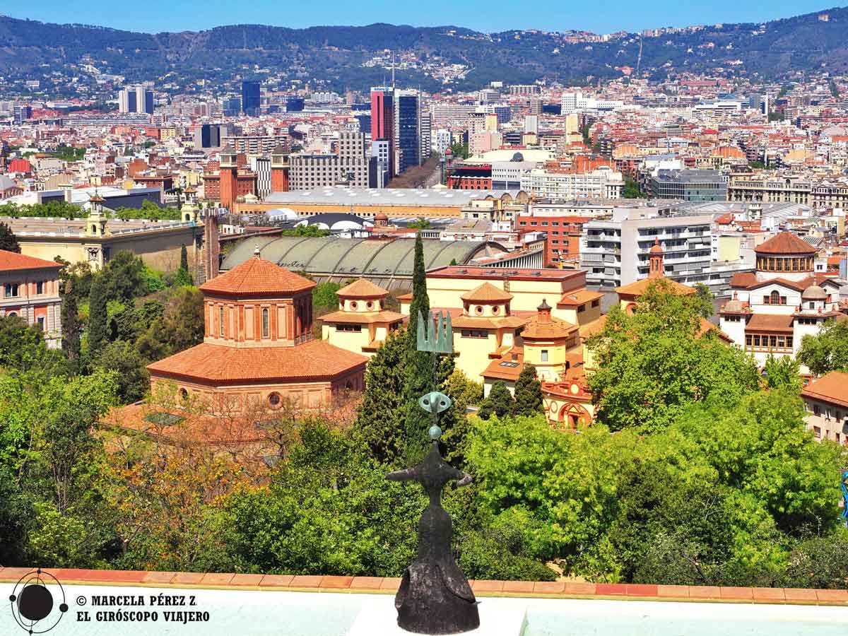 Vistas de Barcelona desde el Museo Miró