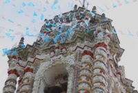 El colorido templo de San Francisco Acatepec en el Estado de Puebla