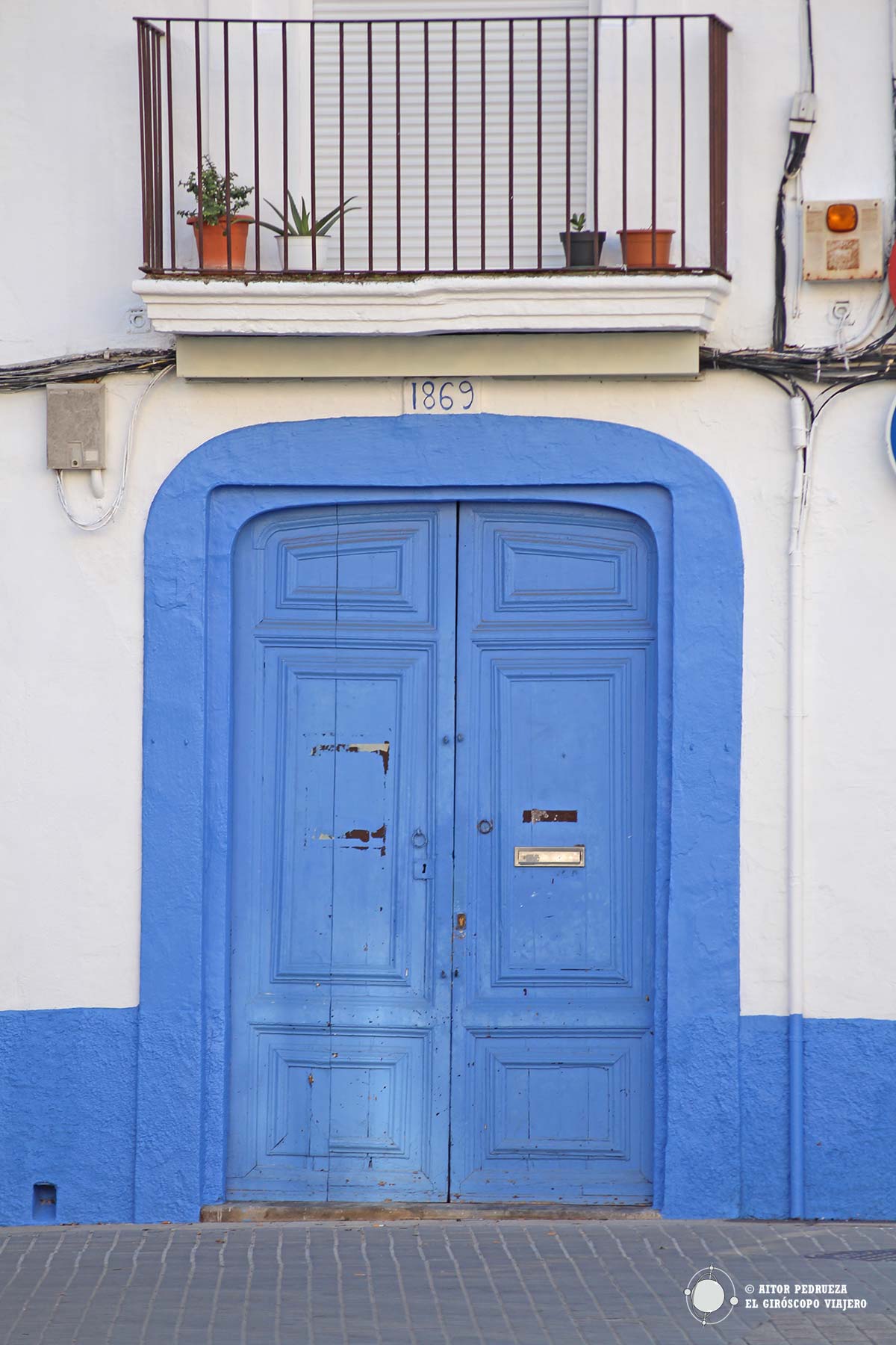 Casa colorida en la Rambla de Vilanova i la Geltrú