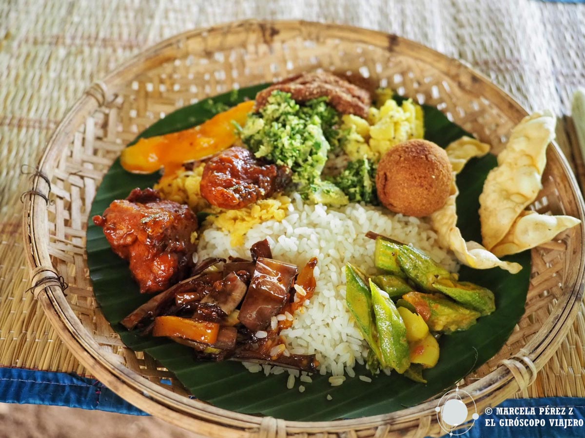 Una muestra de la gastronomía de Sri Lanka
