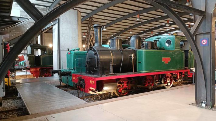 Visita al Museo del ferrocarril de Asturias en Gijón