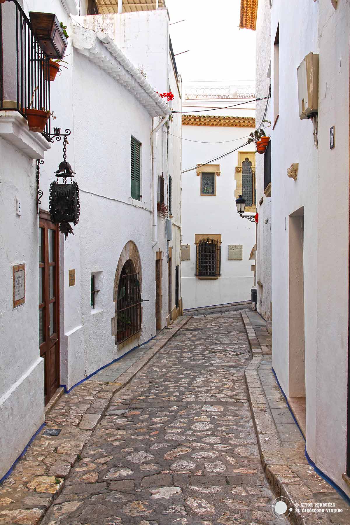 Las callejuelas medievales de Sitges se mantienen casi intactas