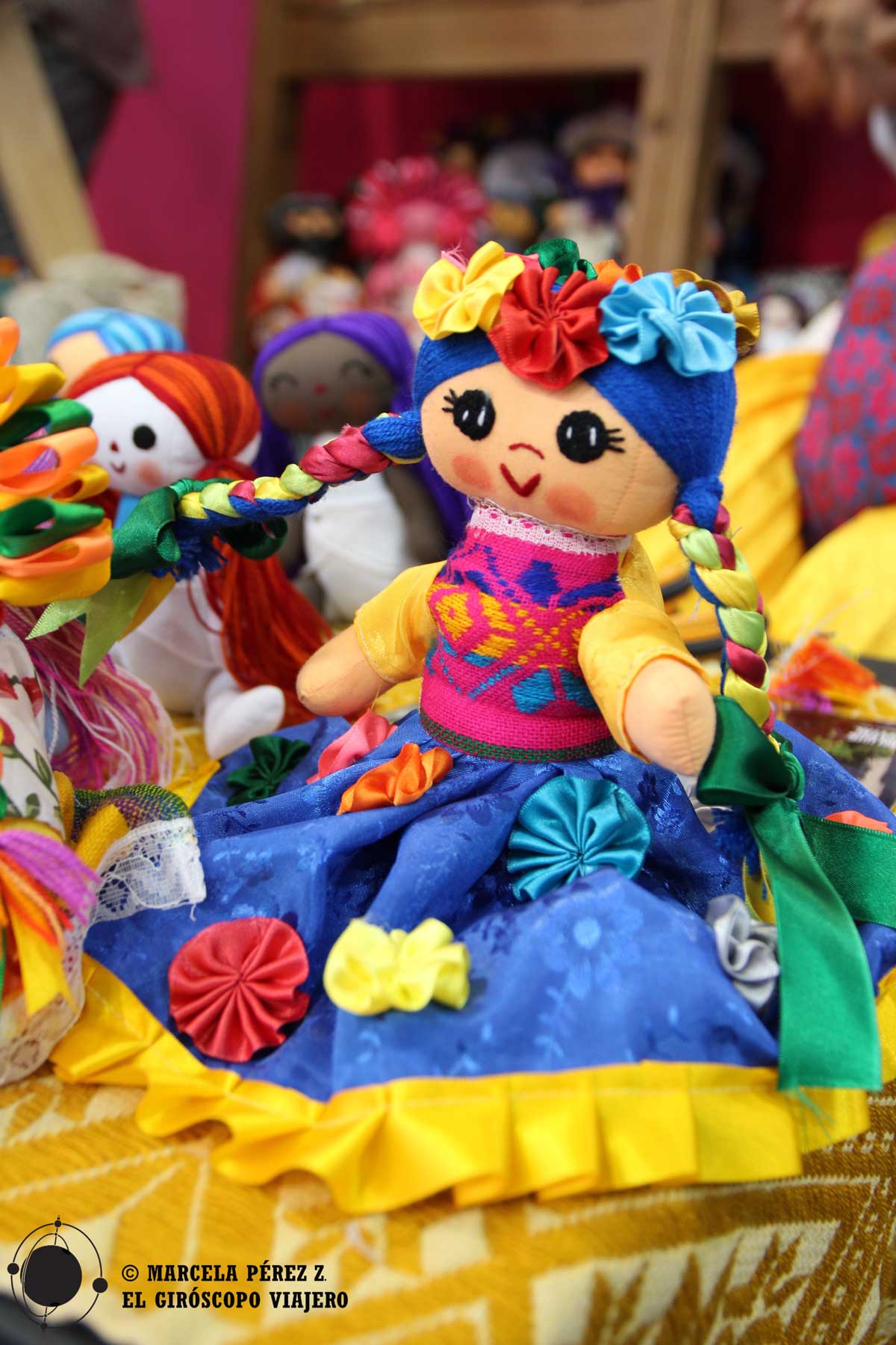 Muñecas de Amealco (estado de Querétaro), una de las artesanías más famosas de México