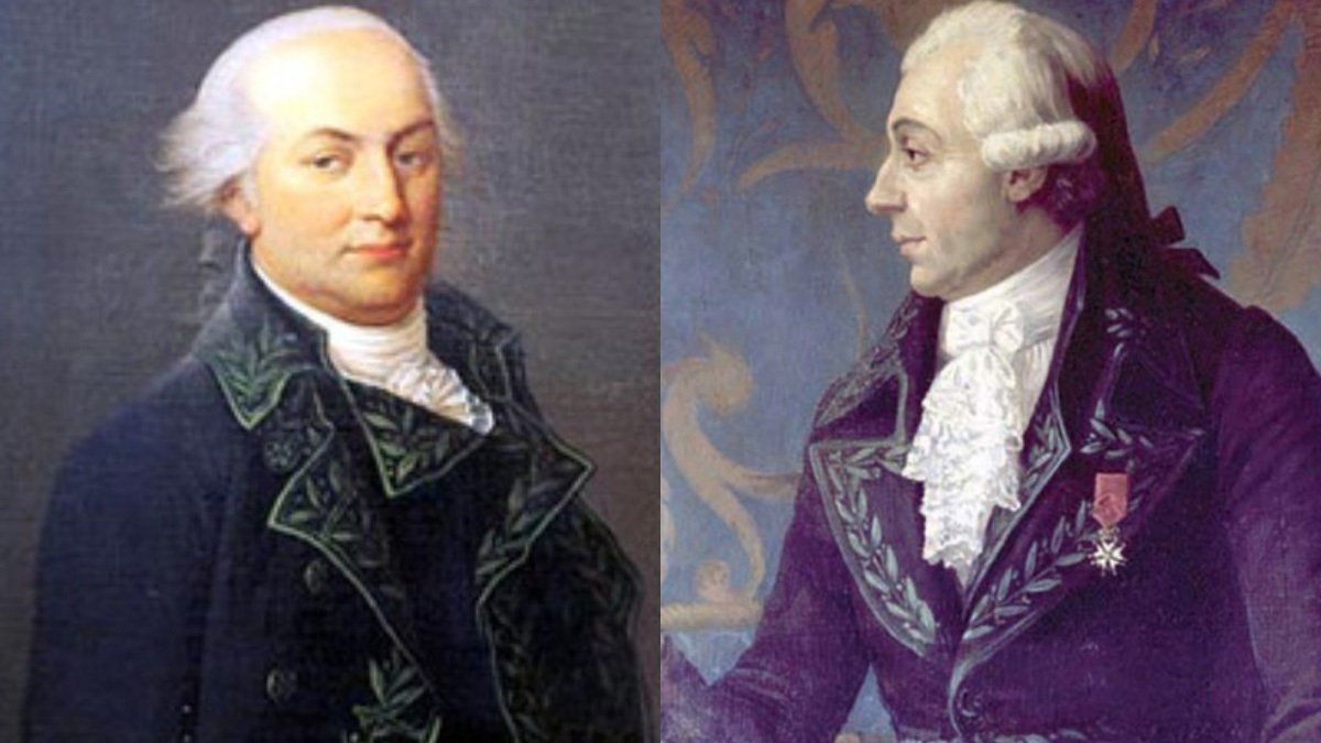 Pierre Méchain y Jean-Baptiste Delambre.