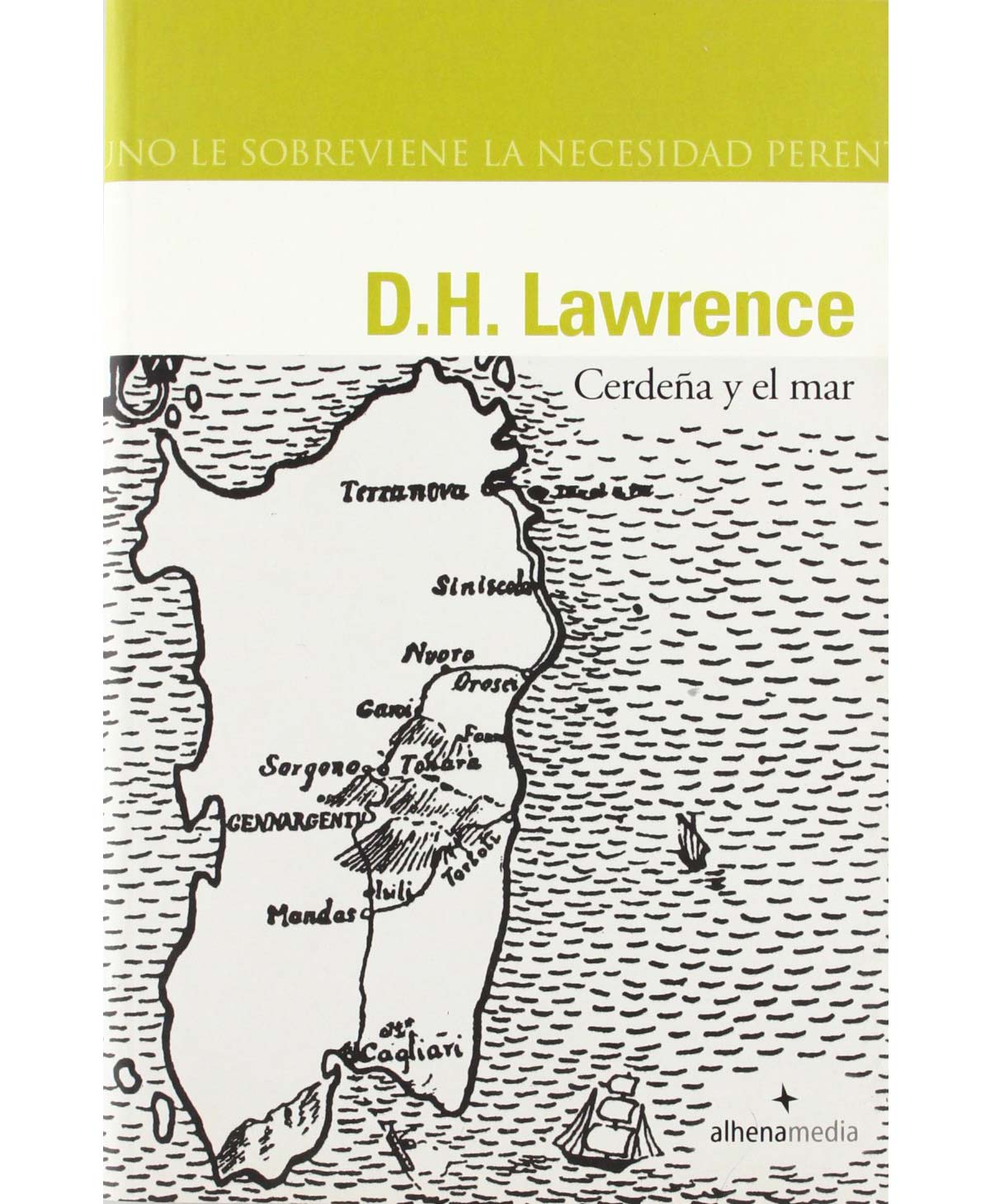 Libro "Cerdeña y el mar" de D.H. Lawrence