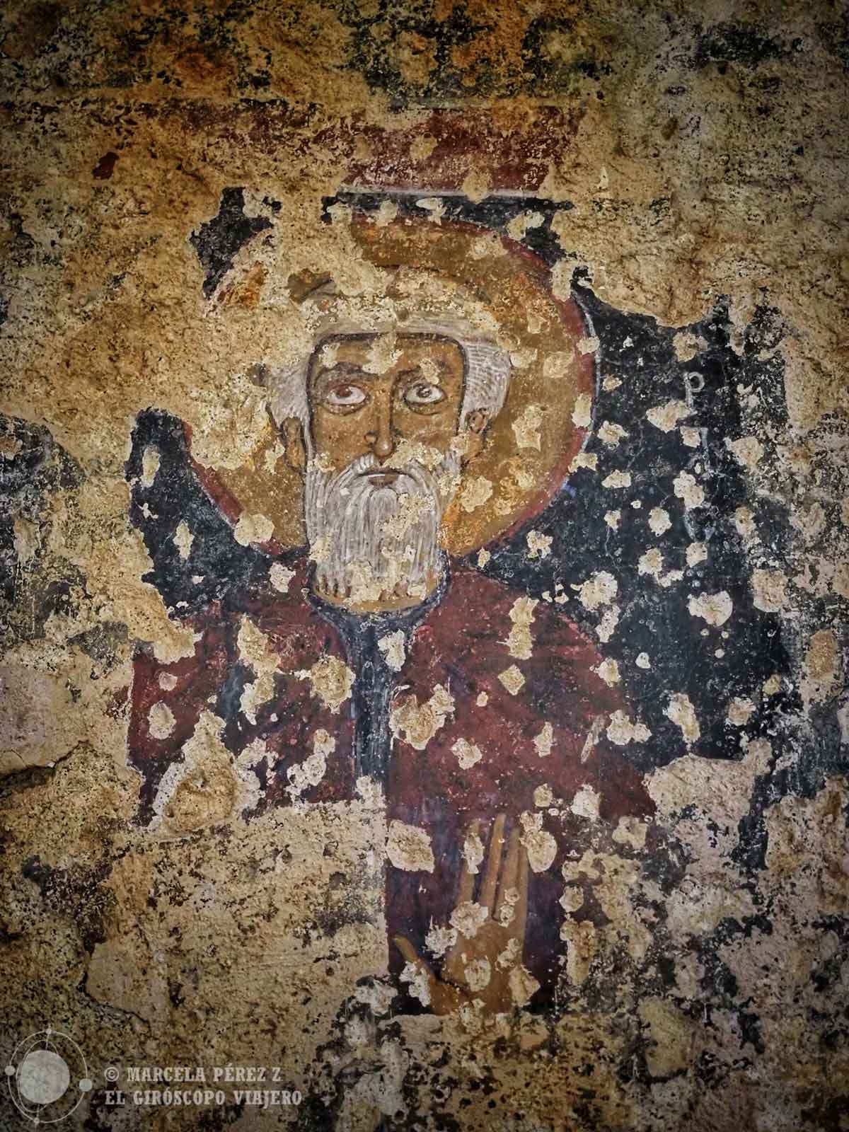 Fresco en la Abadía de San Filippo di Fragalà