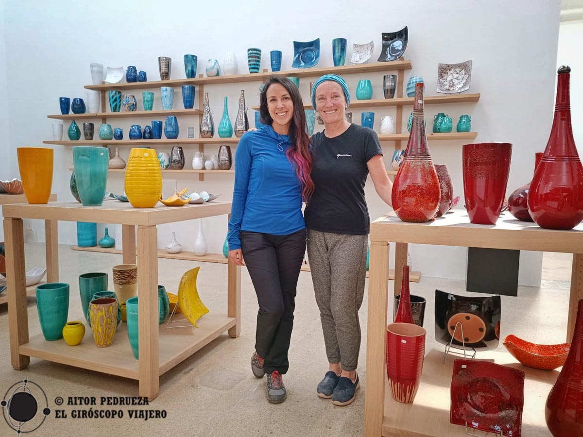Visita al taller de cerámica de Goicoechea en Osses