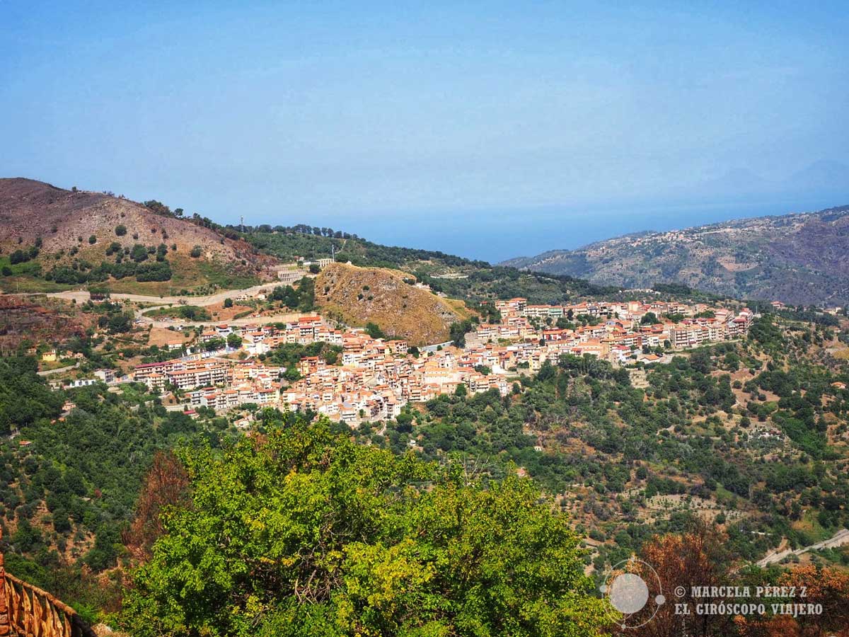 Vista del pueblo de Frazzanò