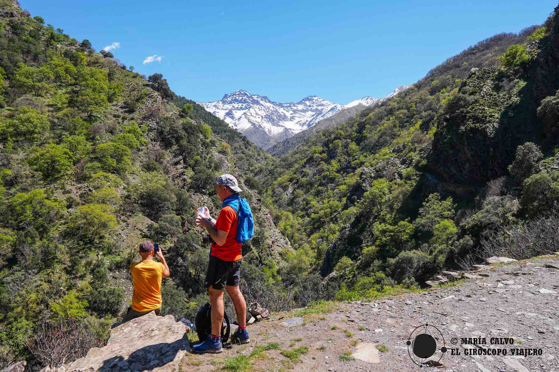 La curva "Viso de los Nortes", mirador privilegiado de la Vereda de la Estrella