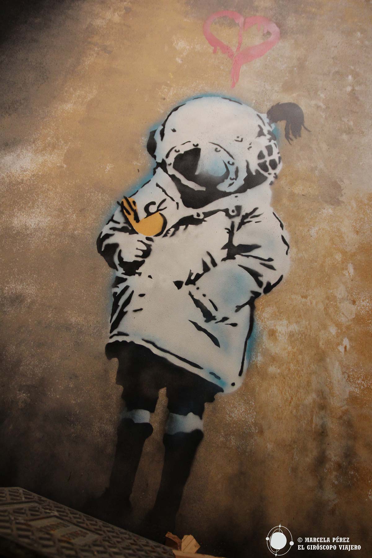 Los niños son personajes presentes en muchas obras de Banksy