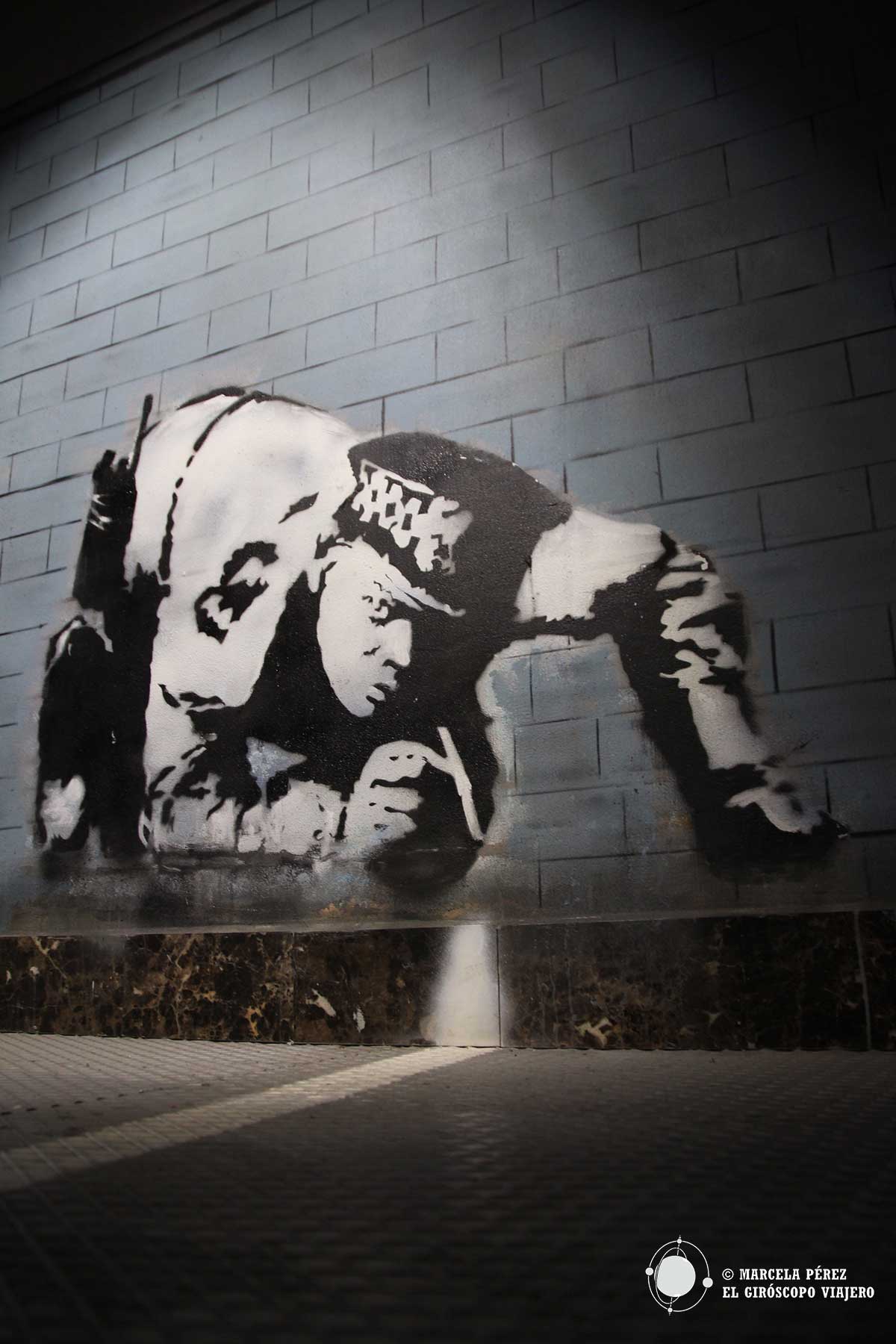 Las obras de Banksy rompen la bidimensionalidad de muchas formas