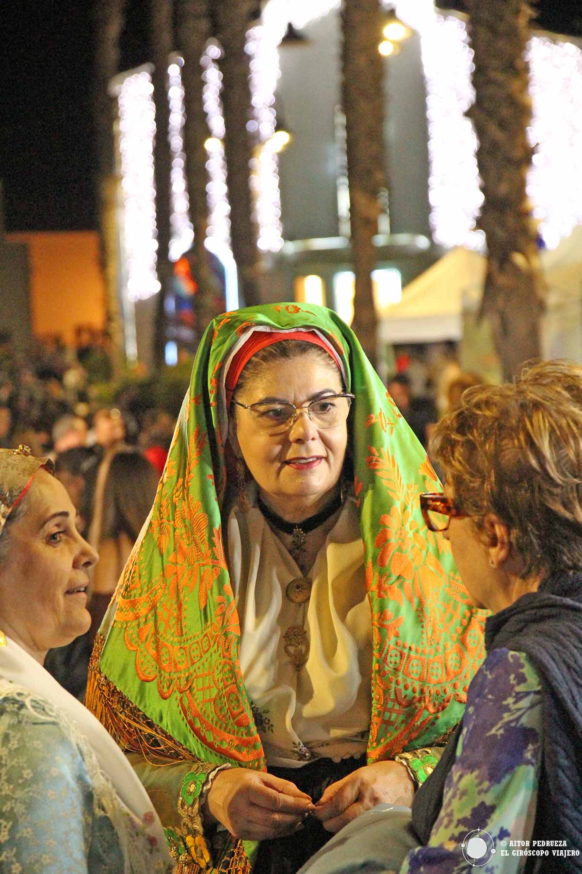 Vestidos típicos en la fiesta de Santa María de la Salute