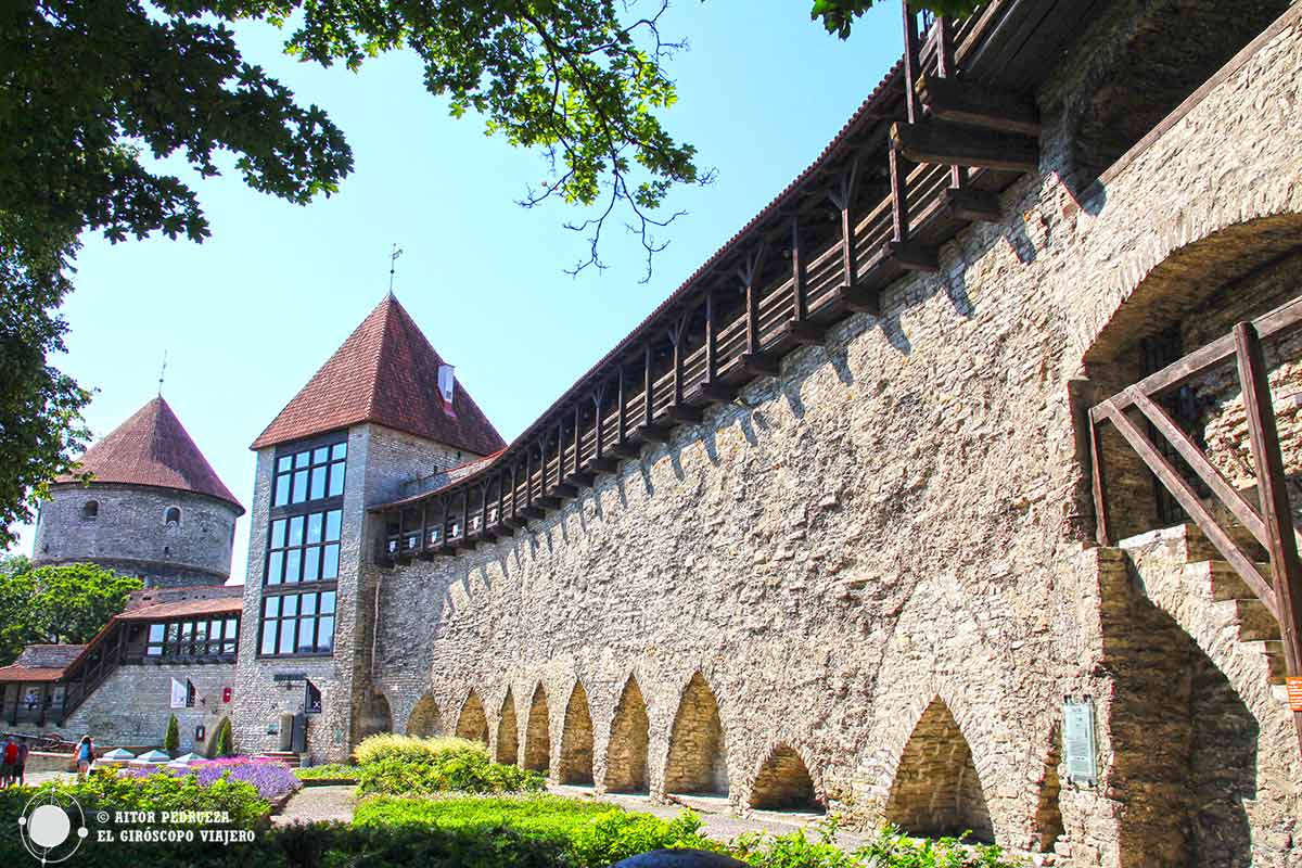 Jardines daneses junto a las murallas de Tallin