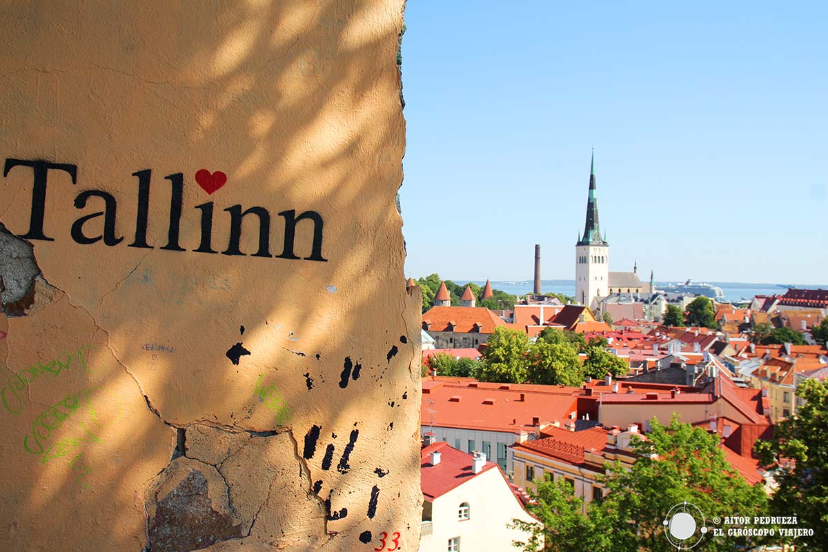 Mirador de Kohtuotsa en el centro histórico de Tallin